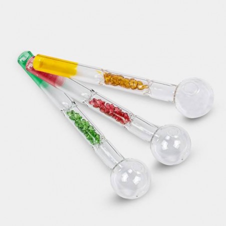 Pipa de Cristal para Aceite con Filtro