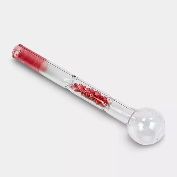 Glass Oil Pipe with Filter - GB The Green Brand