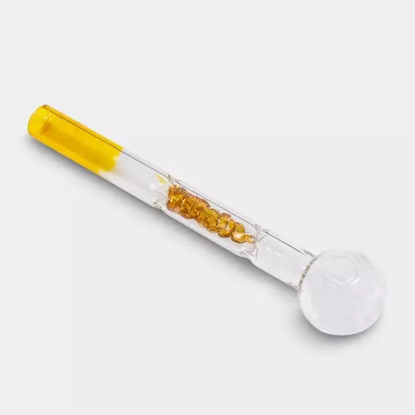 Glass Oil Pipe with Filter - GB The Green Brand