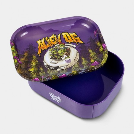 Caja de Metal con Bandeja de Liar 'Alien OG'