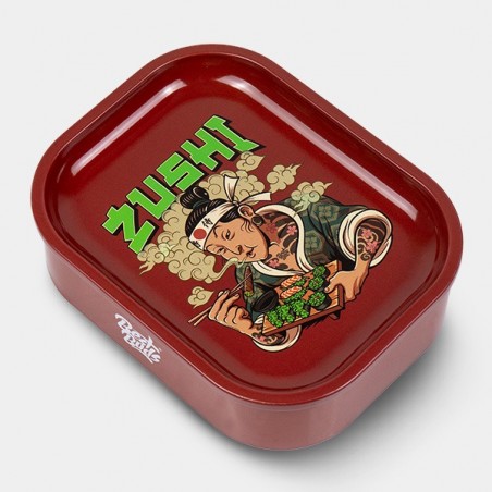 Caja de Metal con Bandeja de Liar 'Zushi' cerrada