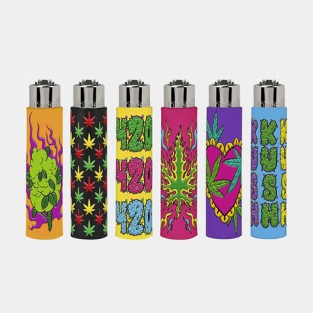 Mechero Clipper con Funda de Silicona Weednesday