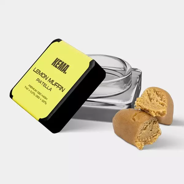 KEMA 'Lemon Muffin' CBD Piatella Hash