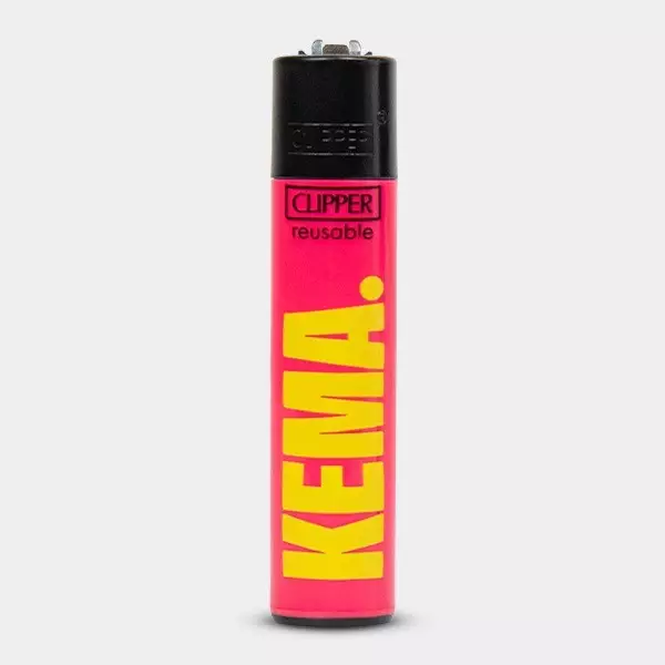 Mechero Clipper KEMA rosa
