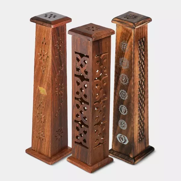 View Torre de madeira para hastes e cones de incenso - GB The Green Brand