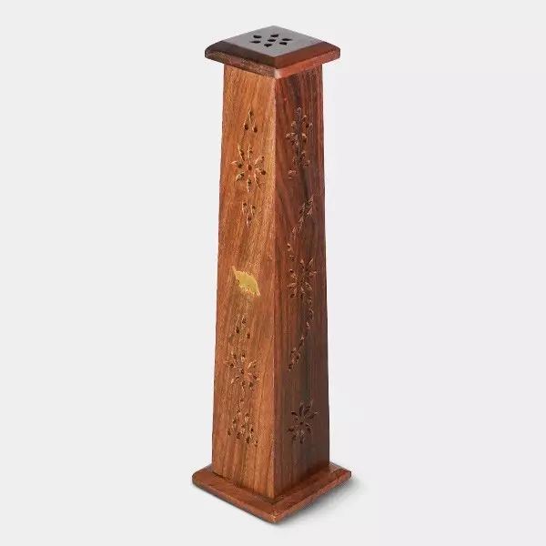 Wooden Tower for incense sticks and cones - Growbarato
