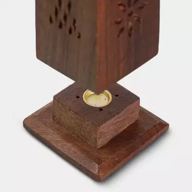 Wooden Tower for incense sticks and cones - Growbarato