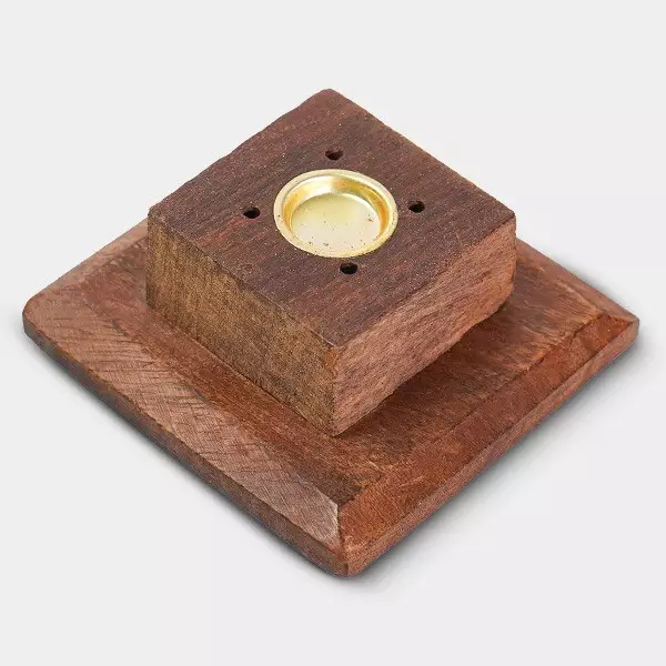 Wooden Tower for incense sticks and cones - Growbarato