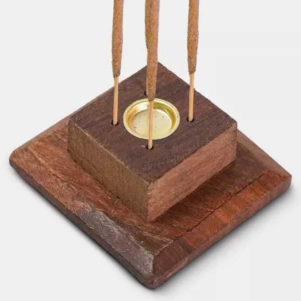 Wooden Tower for incense sticks and cones - Growbarato