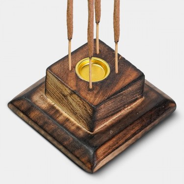 Torre de Madera para Incienso chakras