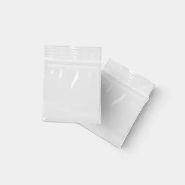 Bolsa Zip Transparente 25x25mm - GB The Green Brand