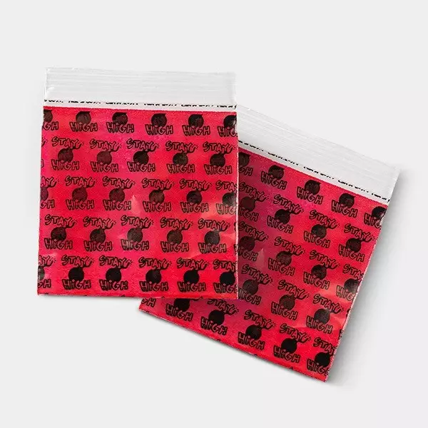 Stay High Zip Bag 50x50mm - GB The Green Brand