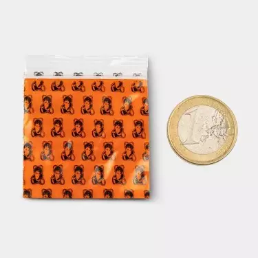 Teddybear Zip Bag 50x50mm - GB The Green Brand