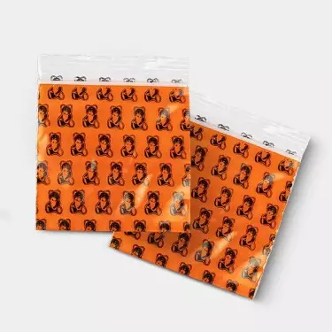 Teddybear Zip Bag 50x50mm - GB The Green Brand