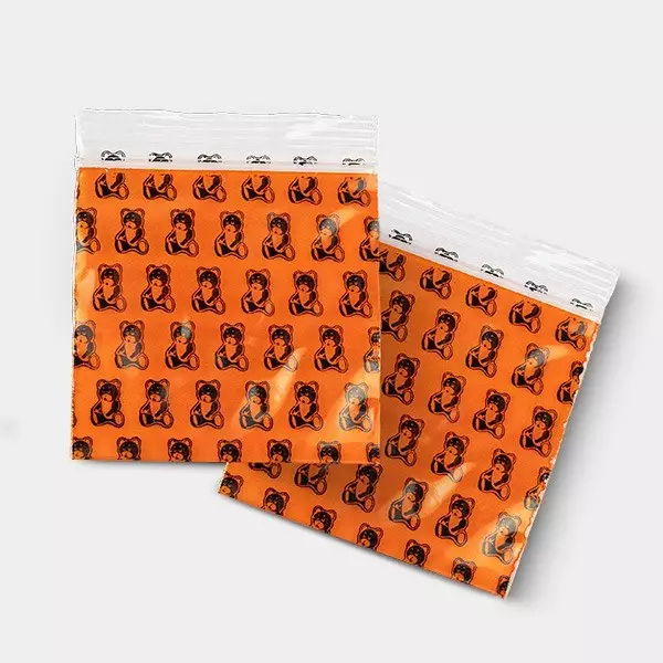 Teddybear Zip Bag 50x50mm - GB The Green Brand