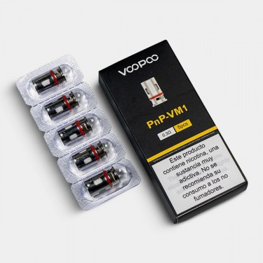 Resistencias Voopoo PnP y TPP 5 piezas