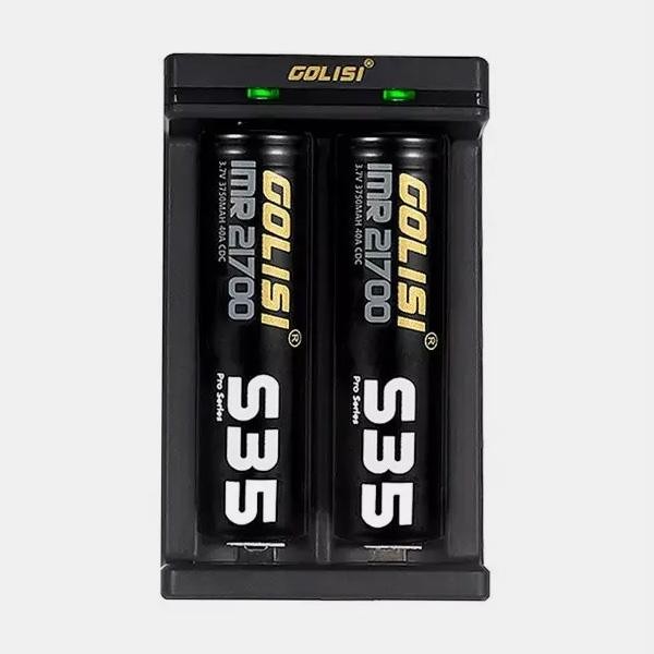 Cargador Golisi Needle 2 slots pilas