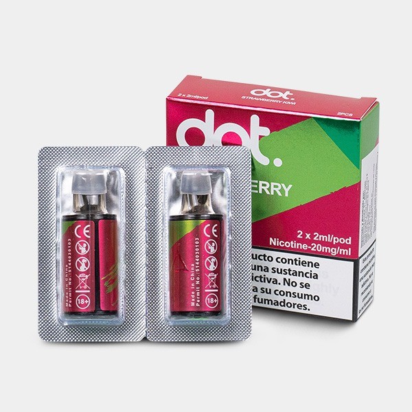 Dotmod Switch Strawberry Kiwi 20mg - Cápsula Precargada envases