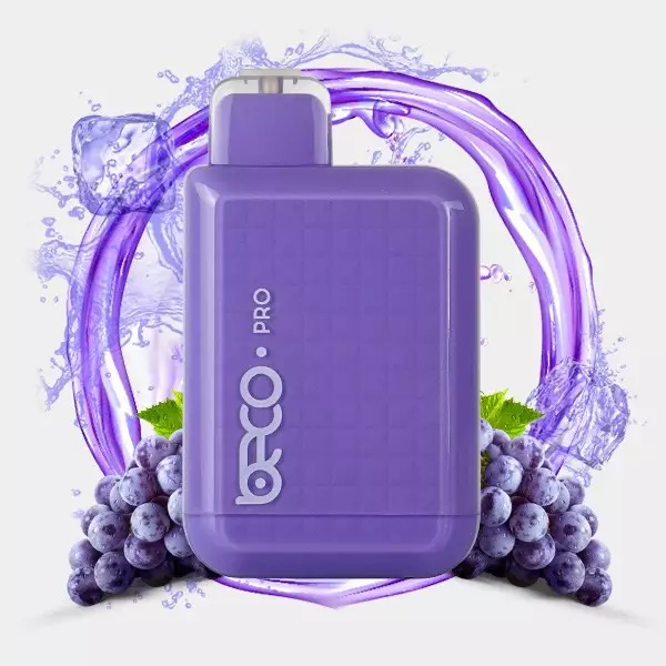 View Grape Ice Vaptio Beco Pro no-nicotine Disposable - GB The Green Brand