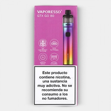 Vaporesso GTX GO 80 negro caja