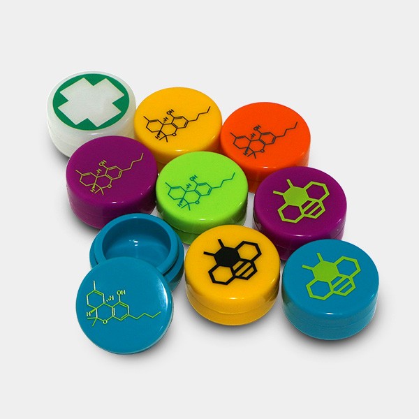 Cajitas de silicona THC