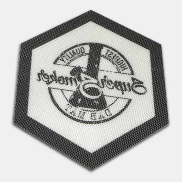 Mantel de Silicona Dab Mat hexagonal parte trasera