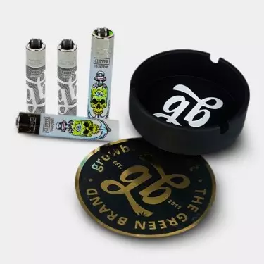 Clipper Skull Mix with Lighters and Ashtrays - GB The Green Brand