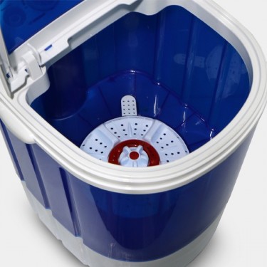 Lavadora Bubblextractor abierta
