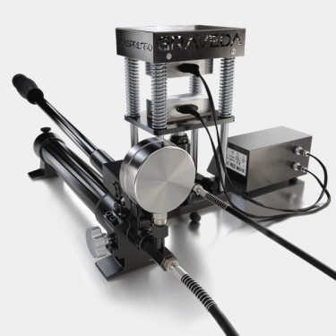 Prensa Rosin Graspresso GP50 15 Toneladas con Manómetro parte trasera