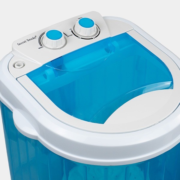 Lavadora Secret Smoke cerrada tapa