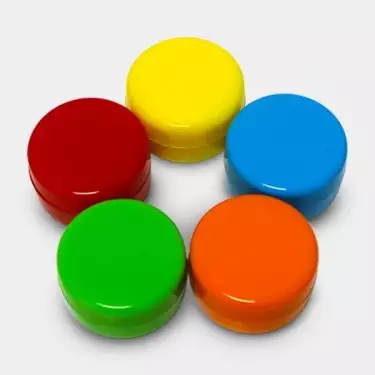 Cajitas de silicona 5 unidades cerradas