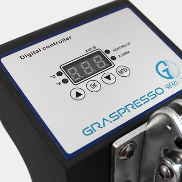 Prensa Rosin Graspresso 600 kg Manual display