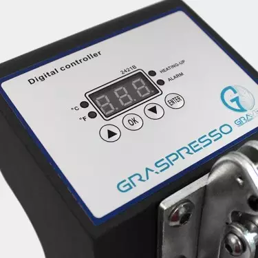 Prensa Rosin Graspresso 600 kg Manual display
