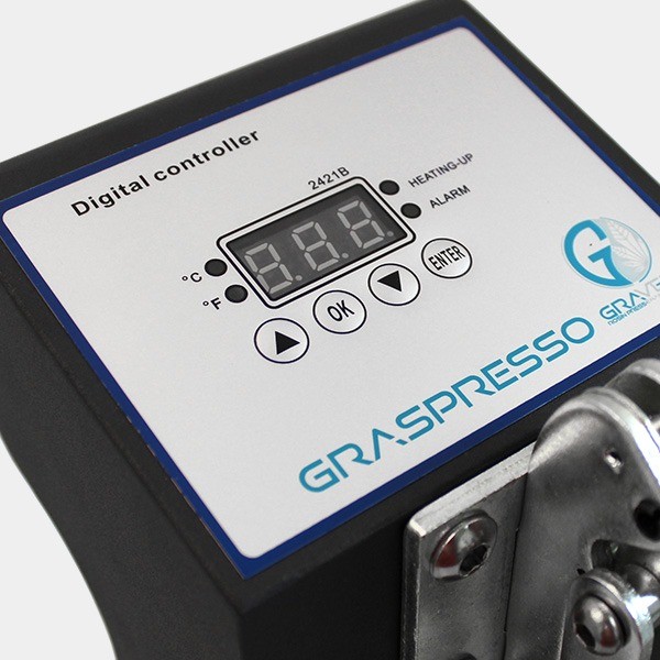 Prensa Rosin Graspresso 600 kg Manual display