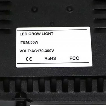 LED COB de Apoyo Waterproof 50w etiqueta