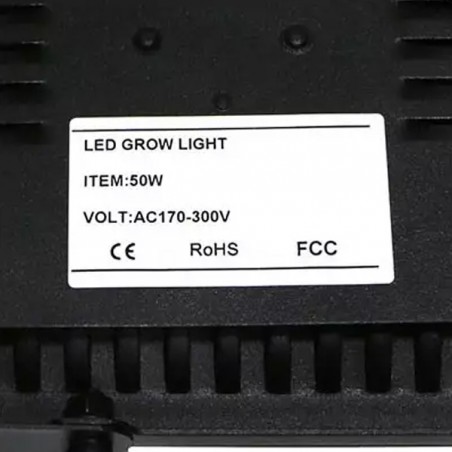 LED COB de Apoyo Waterproof 50w etiqueta
