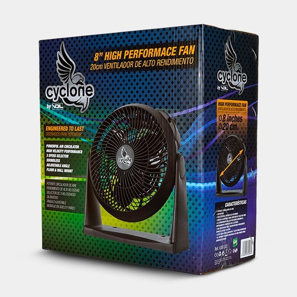 Ventilador Cyclone caja
