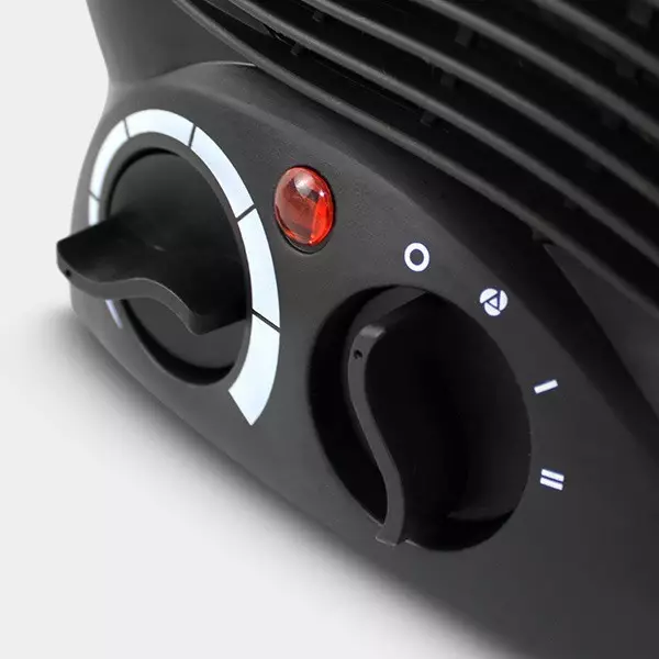 Calefactor vertical de suelo 2000W ruletas