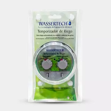 Wassertec Programador de Riego Analógico caja