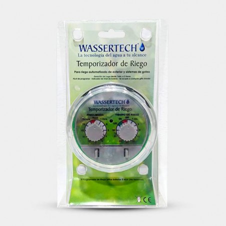 Wassertec Programador de Riego Analógico caja
