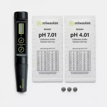 Medidor PH Milwaukee PH51con líquidos calibradores