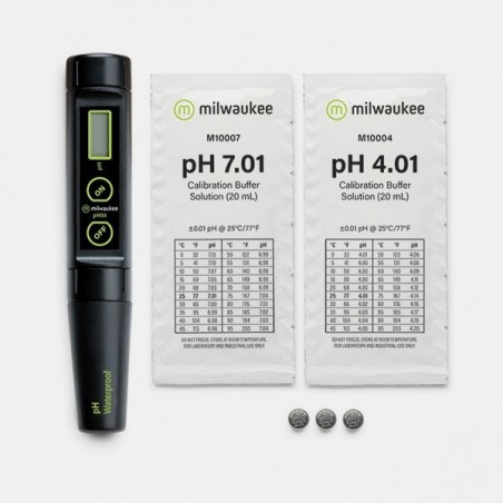 Medidor PH Milwaukee PH51con líquidos calibradores