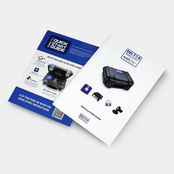 Medidor de Cannabinoides Purpl Pro folletos