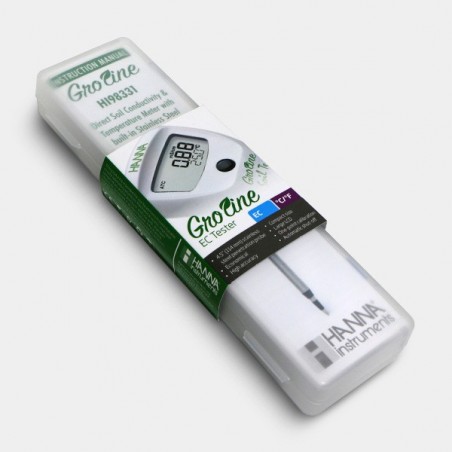 Medidor Hanna EC Suelo HI98331 caja