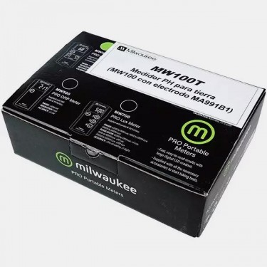 Medidor PH Tierra Milwaukee caja