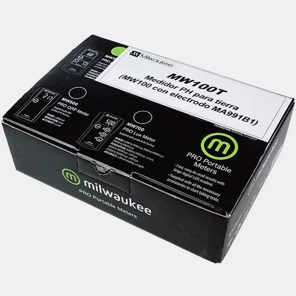 Medidor PH Tierra Milwaukee caja