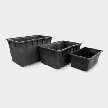 Rectangular Black Plastic Water Tank