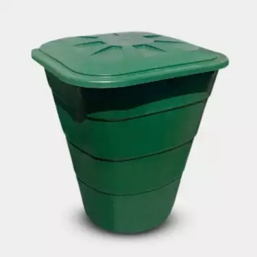 Green Square Tank with Lid for irrigation -GB