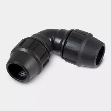 90° elbow connector for 25mm piping - GB