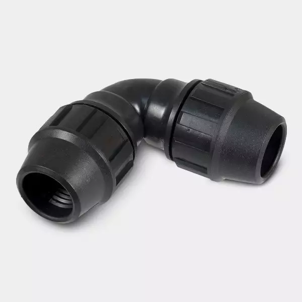 90° elbow connector for 25mm piping - GB